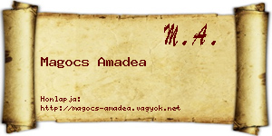Magocs Amadea névjegykártya